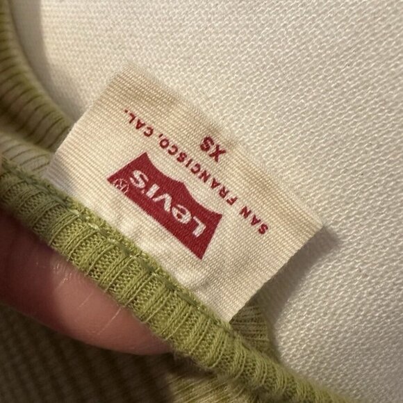 Levi’s‎ Striped Green T-shirt Size XS - Picture 4 of 4